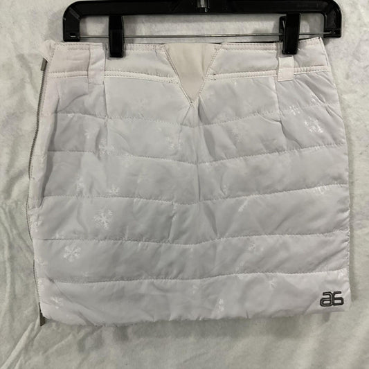 Arctix Skirt Womens Medium White Quilted Insulated Snow Ski Short Microfiber