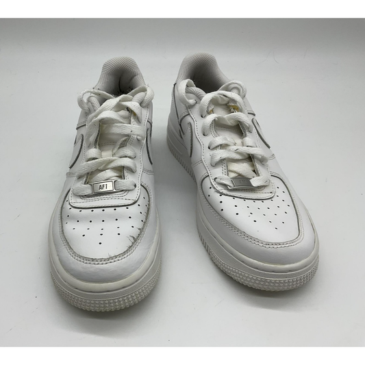 Nike Shoes Unisex Kids 5.5Y White Air Force 1 Low Leather Athletic Sneakers
