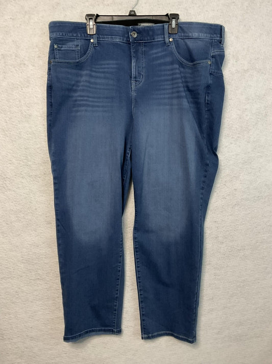 Torrid Jeans Womens 26R Blue Medium Wash Bombshell Straight Stretch Denim 2021