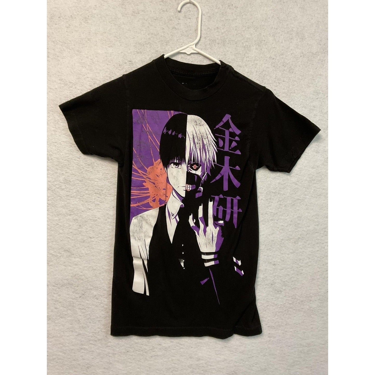 Tokyo Ghoul Ken Kaneki Shirt Mens Small Black Anime Manga Graphic Tee T-Shirt