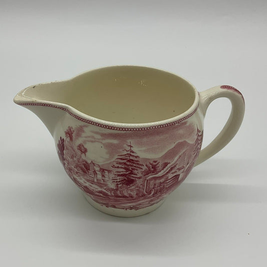 Johnson Brothers Creamer Unisex OS Pink Historic America Valley of the Mohawk