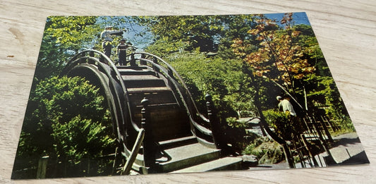 Vintage Oriental Tea Garden San Francisco HS Crocker Color Postcard 5.5x3.5 In