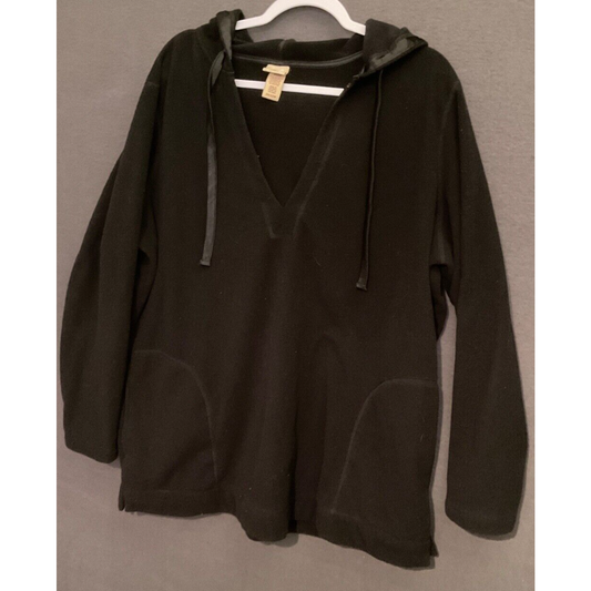 Covington Plus Size Hoodie Black Long Sleeve 20/22W Women’s Casual Wear
