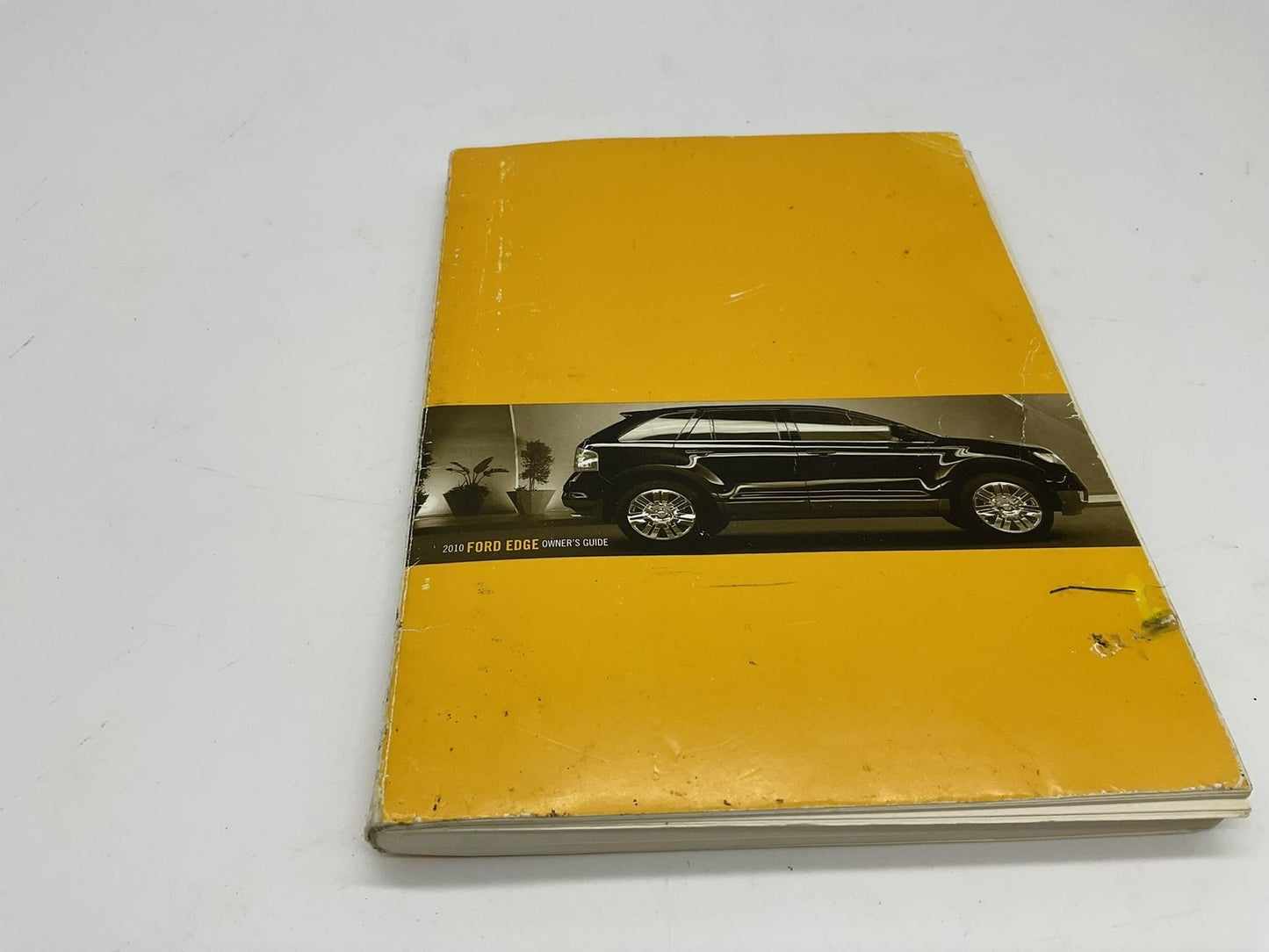 Ford Edge 2010 Owner's Manual Book OEM Original Owners Guide Yellow Cover