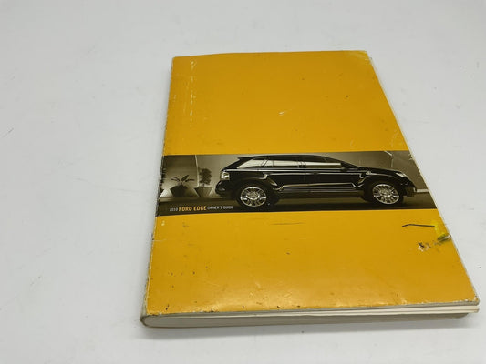 Ford Edge 2010 Owner's Manual Book OEM Original Owners Guide Yellow Cover