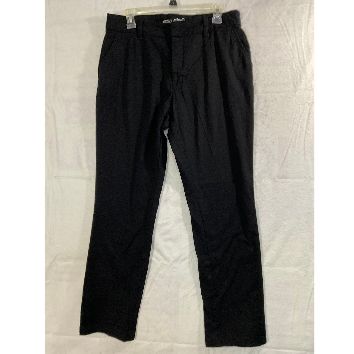 Genuine Dickies Perfectly Slimming Pants Womens Size 12 Black Straight Leg Work