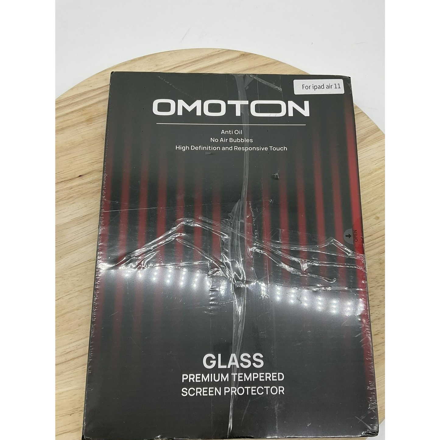 OMOTON Tempered Screen Protector iPad Air 11-inch Anti Oil No Air Bubbles HD