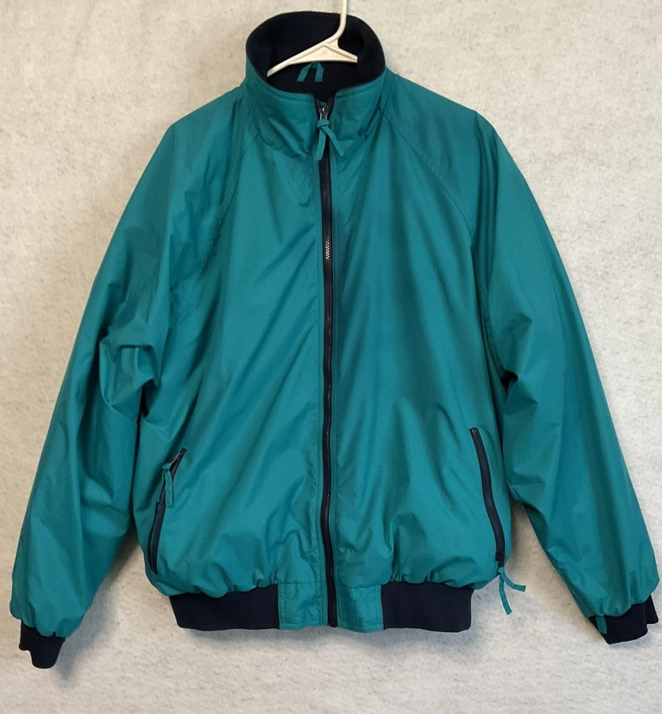 Vintage WearGuard Jacket Mens XL Green Fleece Lined Stormproof Windbreaker 90s