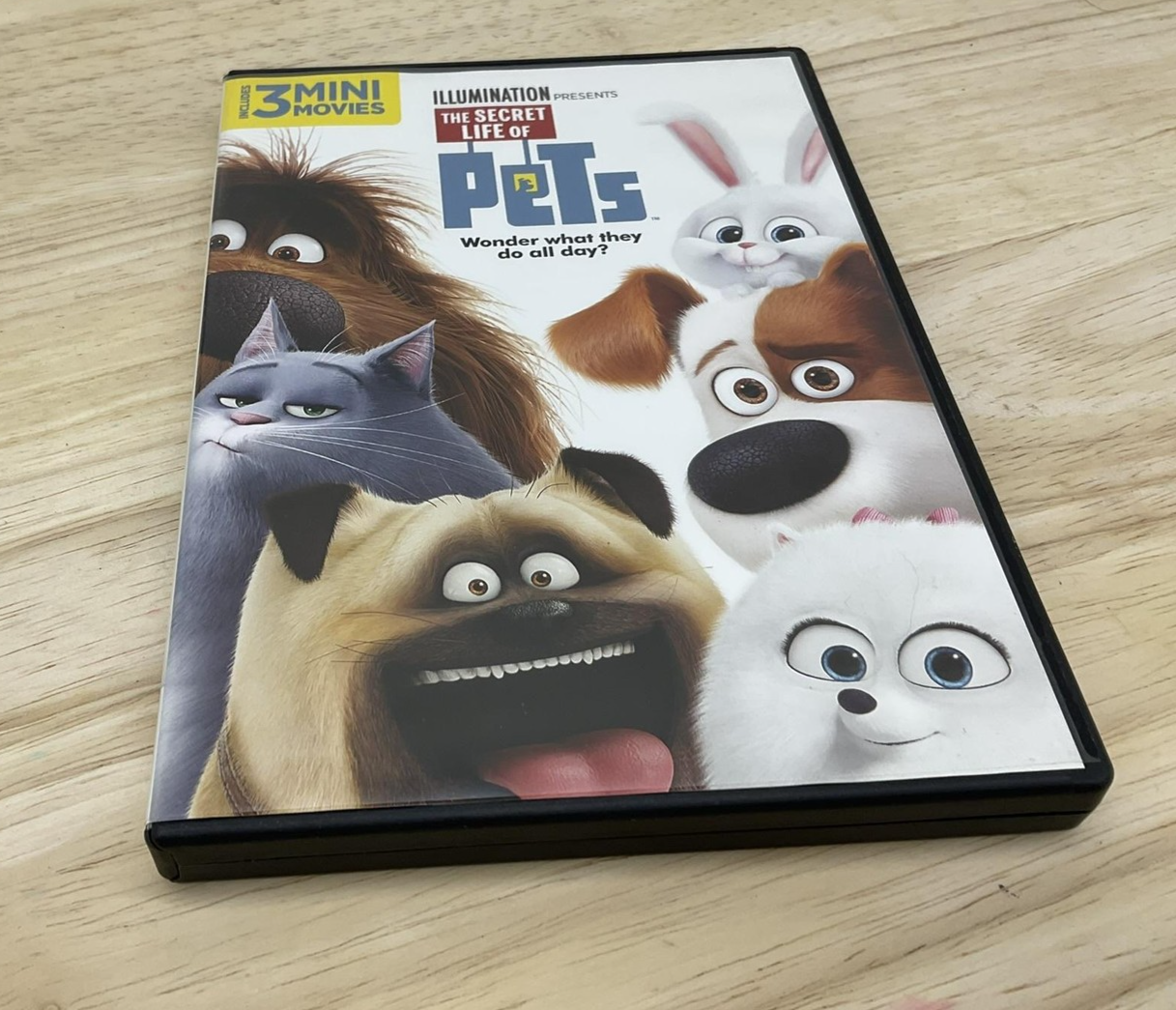 The Secret Life of Pets DVD Family Animated Region 1 Illumination Universal