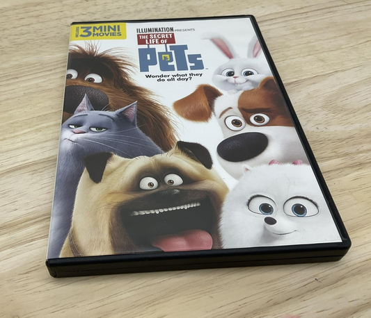 The Secret Life of Pets DVD Family Animated Region 1 Illumination Universal