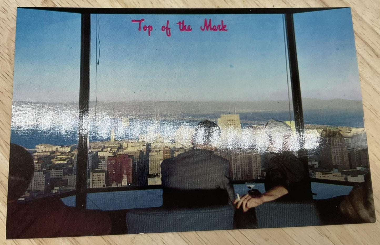 Vintage Top Of The Mark San Francisco HS Crocker Photochrome Postcard 5.5x3.5 In