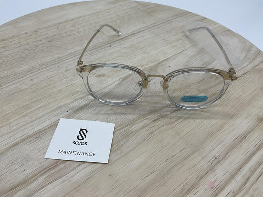 Sojos Blue Light Reading Eyeglasses +1.50 Clear Round Frame Womens Readers