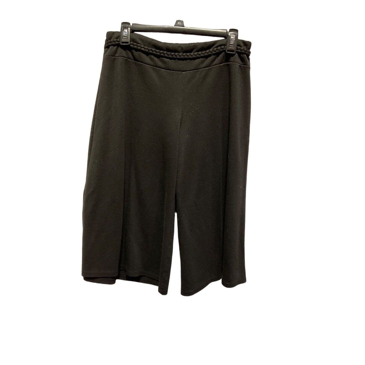 Cato Pull-on Culottes Black Size Medium Made in USA