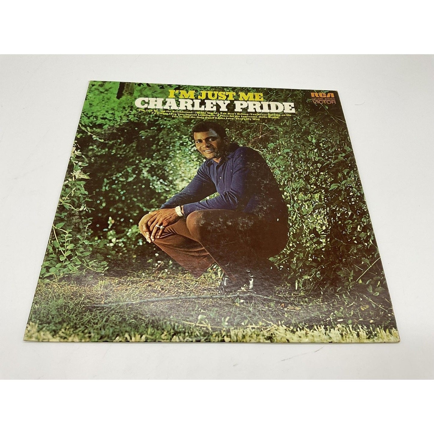 Charley Pride Vinyl Record I'm Just Me 1971 RCA Victor Dynaflex Country LP