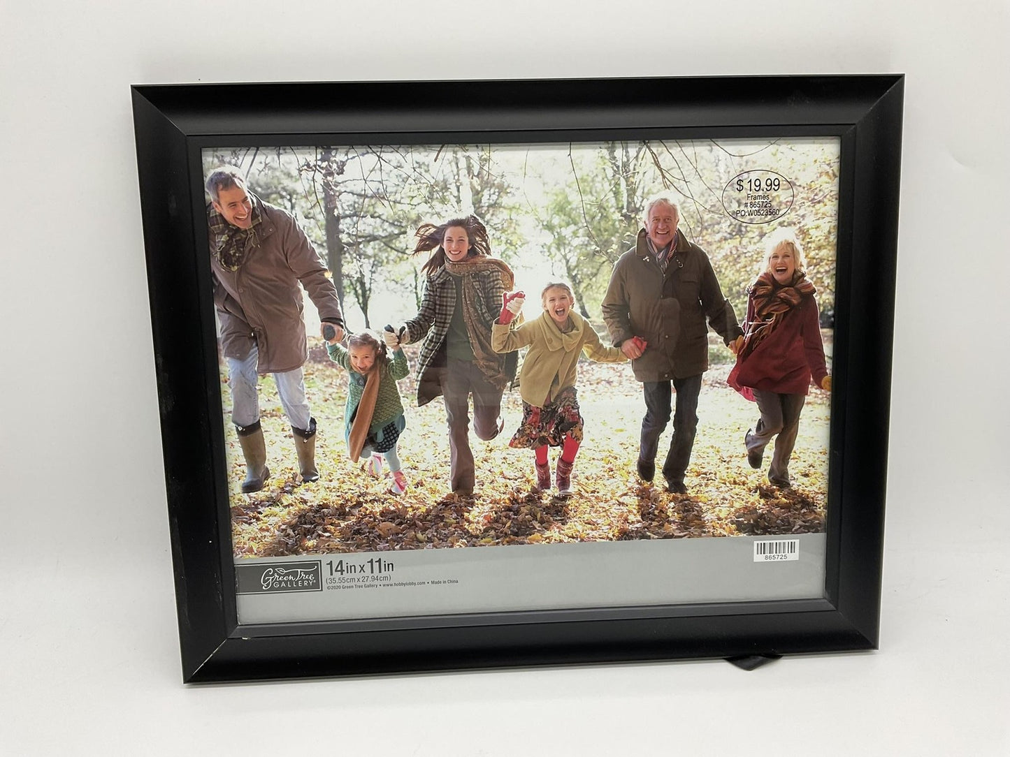 Green Tree Gallery Black Photo Frame 11x14 Rectangular Standing Tabletop Decor
