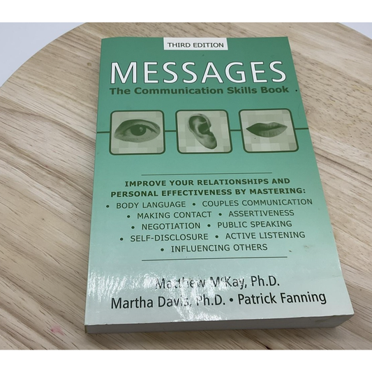 Messages The Communication Skills Book 3rd Edition Self-Help Paperback McKay