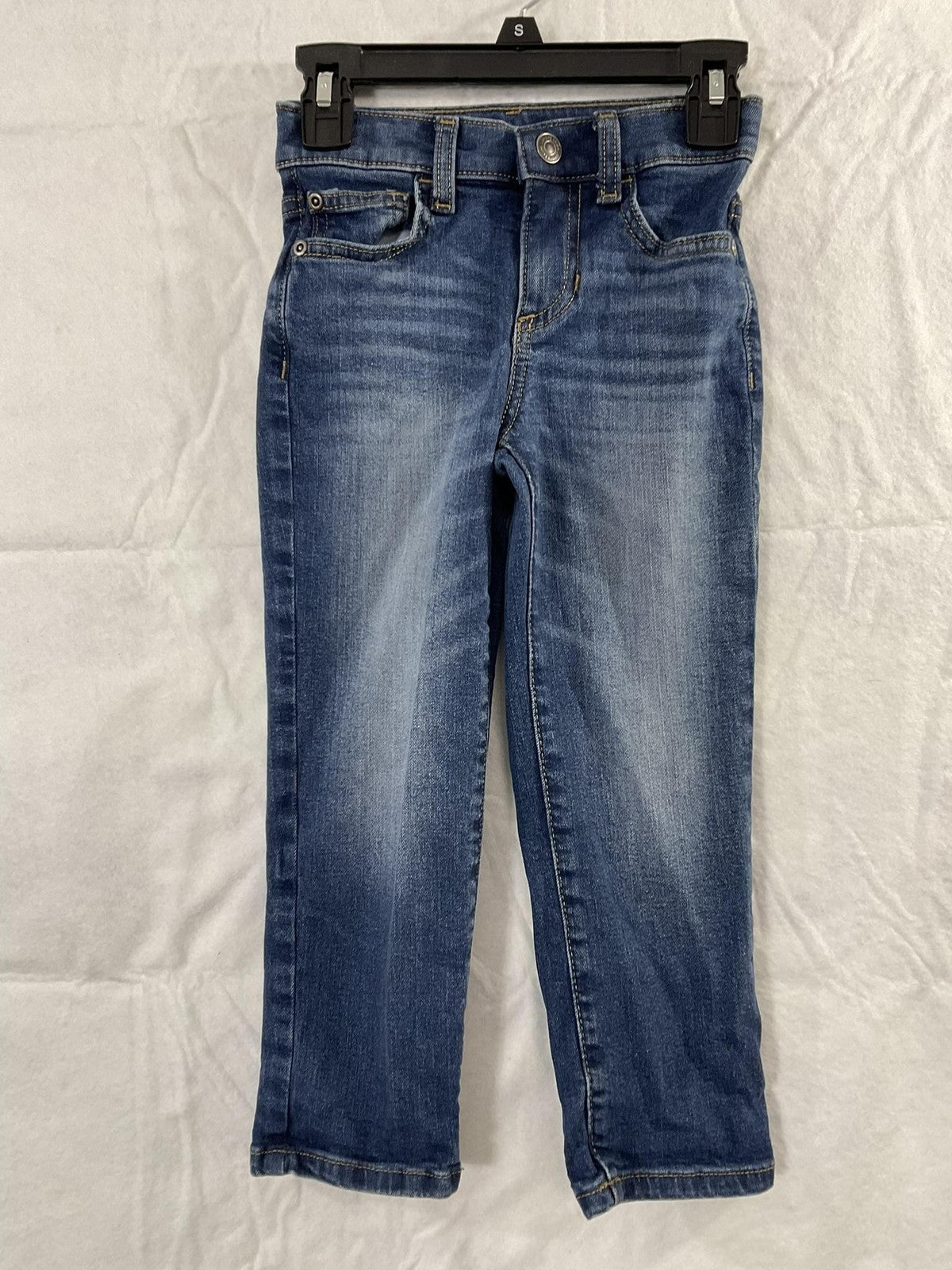 Jumping Beans Jeans Unisex Kids 4 Blue Medium Wash Straight Denim 5-Pocket