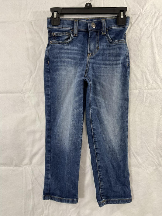 Jumping Beans Jeans Unisex Kids 4 Blue Medium Wash Straight Denim 5-Pocket