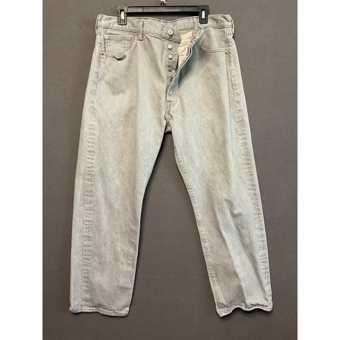 Vintage Levis 501 Jeans Men36X34 Fits 40X32 Gray Button Fly Y2k Skater Baggy