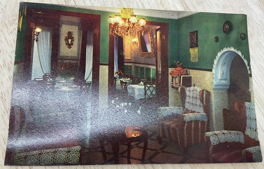 Vintage Hotel Niza Granada Spain Color Photochrome Postcard 5.5 X 3.5 In