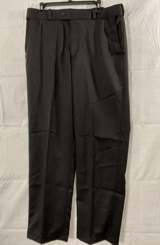 Pacific Uniform Pants Mens 38x32 Black Guard Security 100% Polyester Trousers