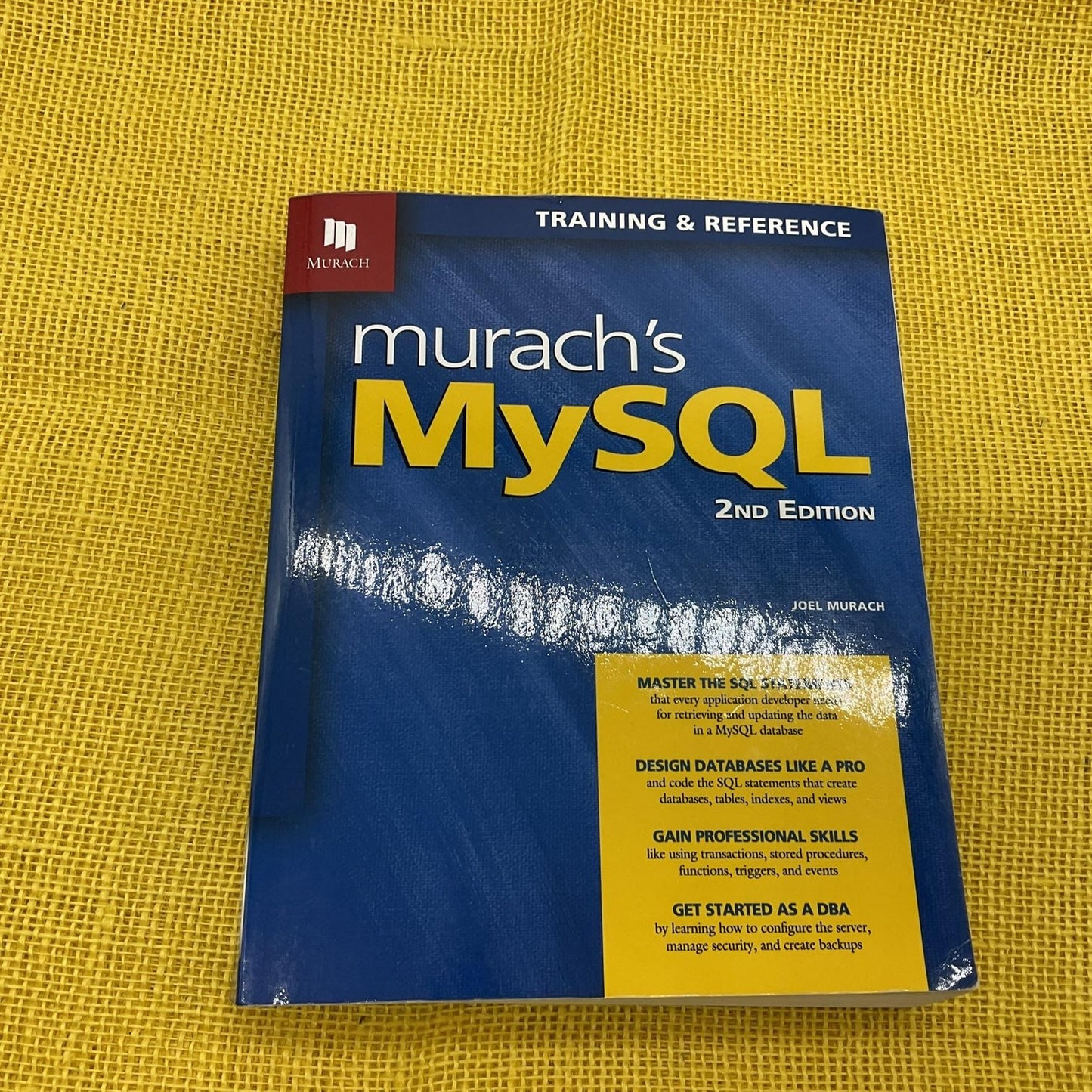 Murach's MySQL Joel Murach 2nd Edition 2015 Paperback SQL Database Training Book