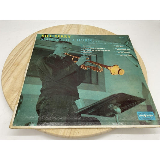 Vintage Bill Berry Man With A Horn Vinyl Record LP Spinorama Jazz 1950s Mono