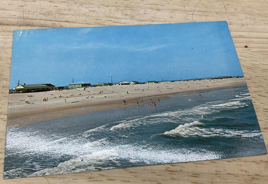 Vintage Holly Ridge North Carolina Beach Postcard Helen M Tatum Unposted 5.5x3.5
