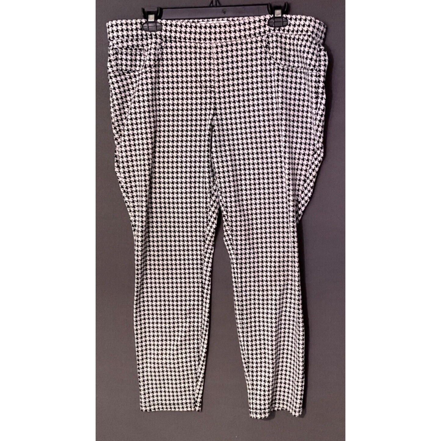 No Boundaries Houndstooth Pants XL Stretch Polyester Spandex 15/17 Jeggings