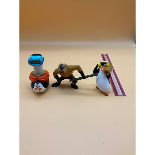 McDonald's Happy Meal Toy Lot: Kung Fu Panda 2008, Penguins 2014 & 2010, Not for