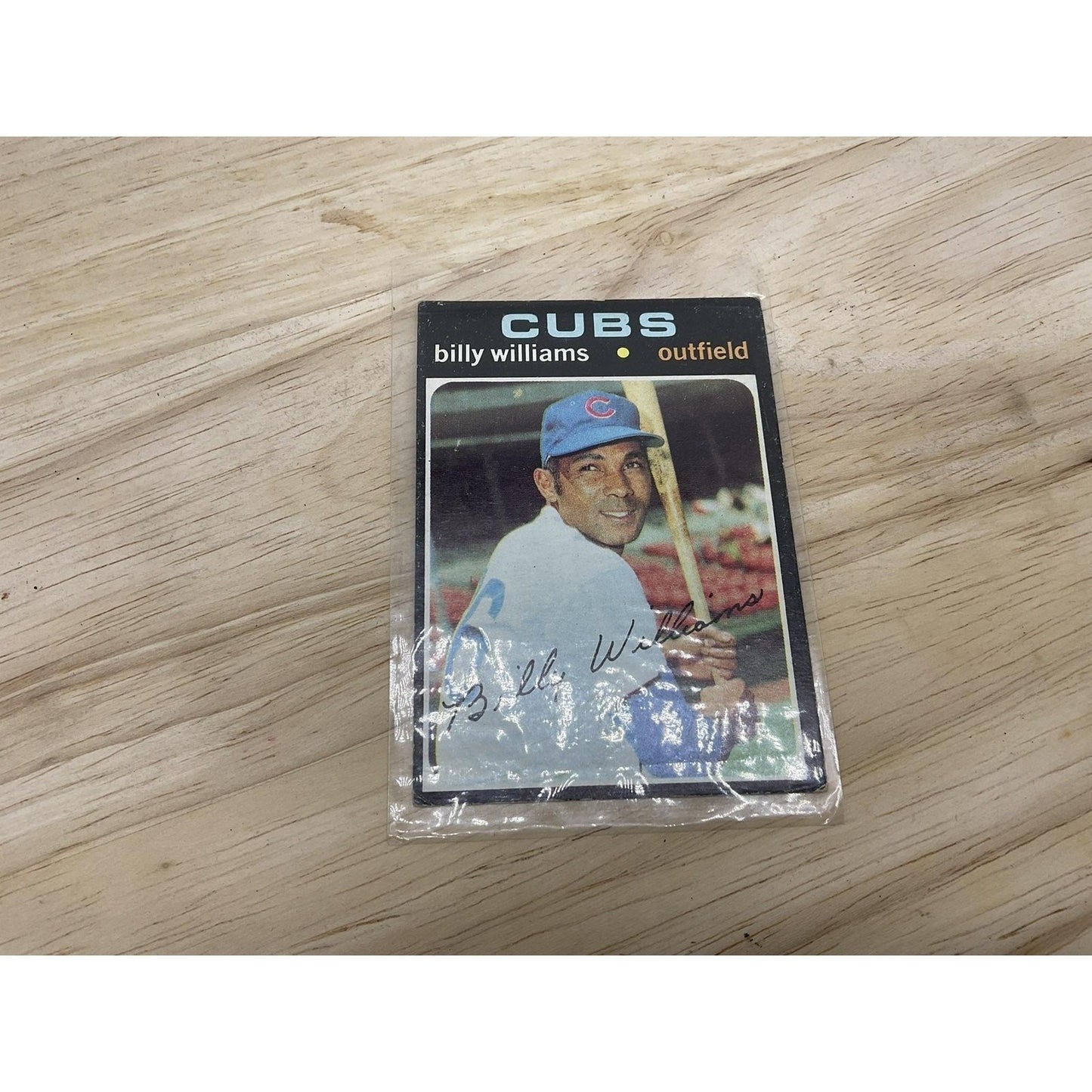 Vintage Chicago Cubs Card MLB Baseball Billy Williams 350 Trading 1971 70s