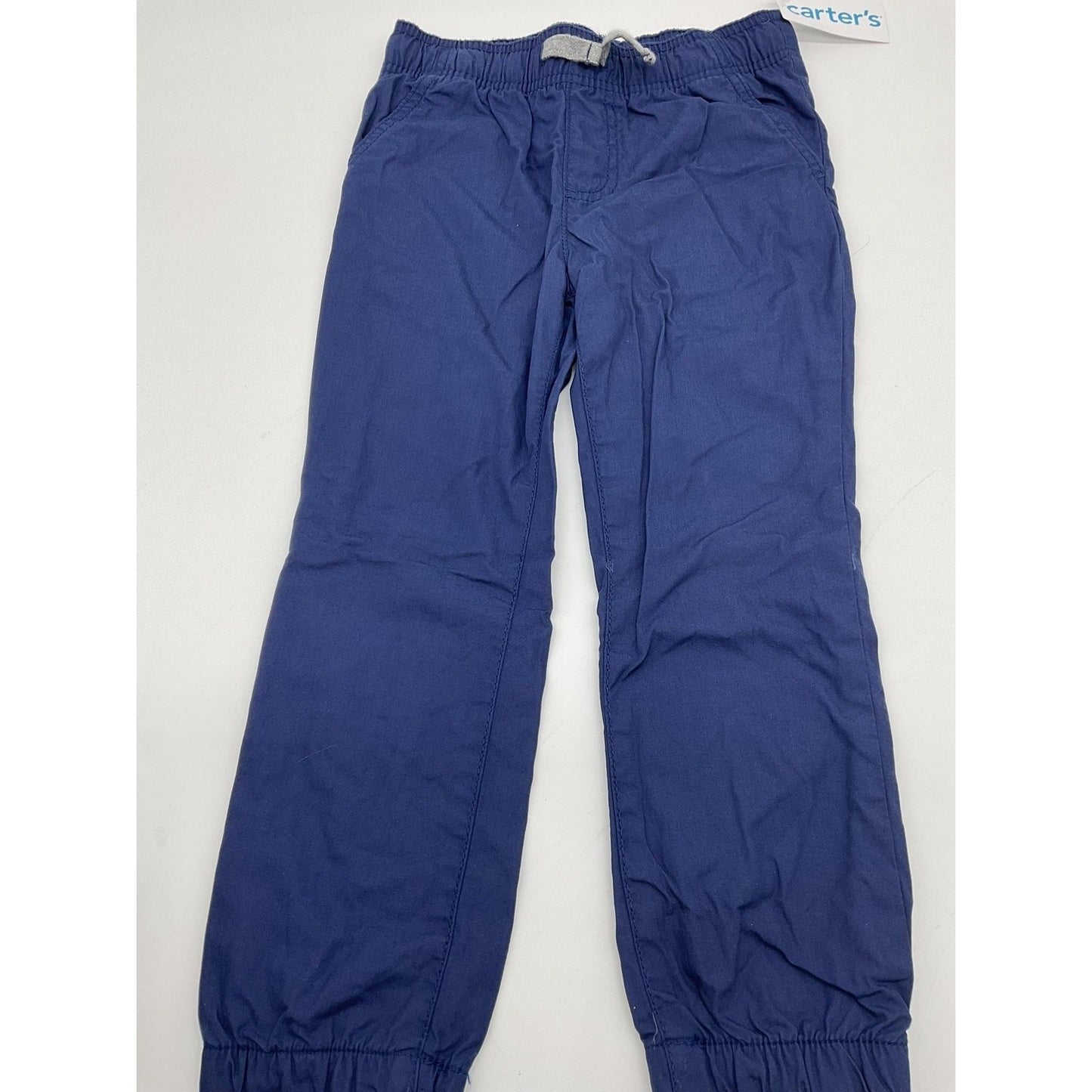 Carter's Pants Boys 5 Blue Elastic Waist Drawstring Lightweight Jogger Casual