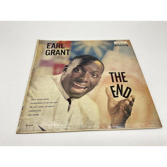 Vintage Earl Grant The End LP Vinyl Record Decca DL 8830 Jazz Vocal 33 RPM