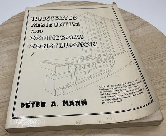 Vintage Illustrated Residential Commercial Construction Mann Prentice White PB