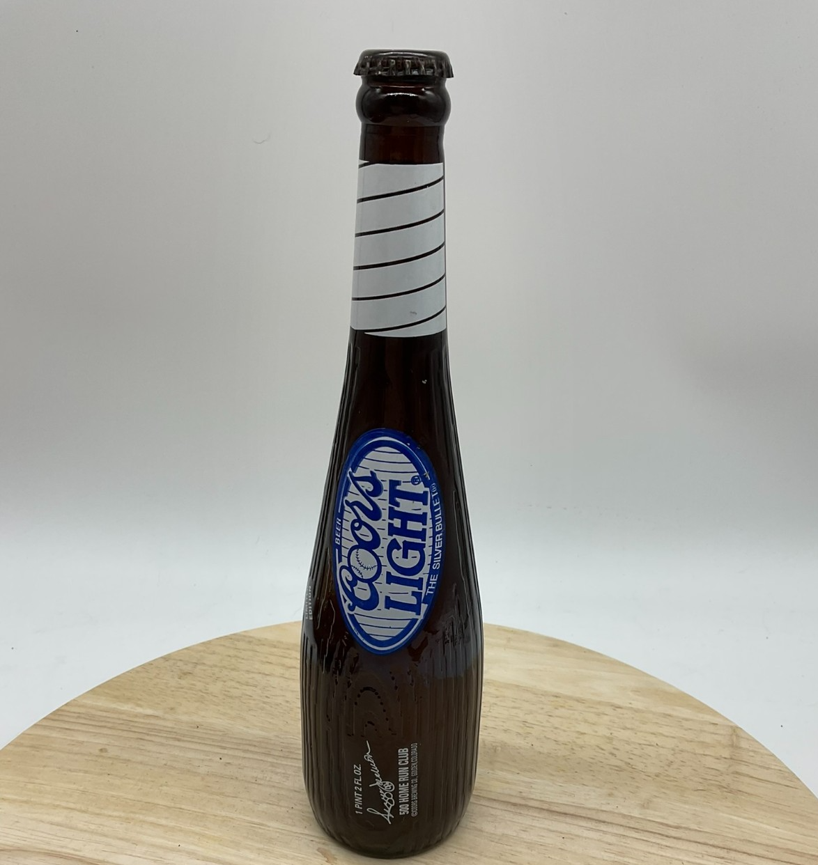 Coors Light 500 Home Run Club Limited Edition Empty Beer Bottle Collectible