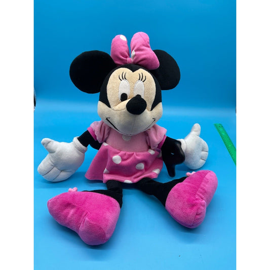 Minnie Mouse Plush Doll Jay Franco & Sons 20” Pink Outfit Disney Licensed