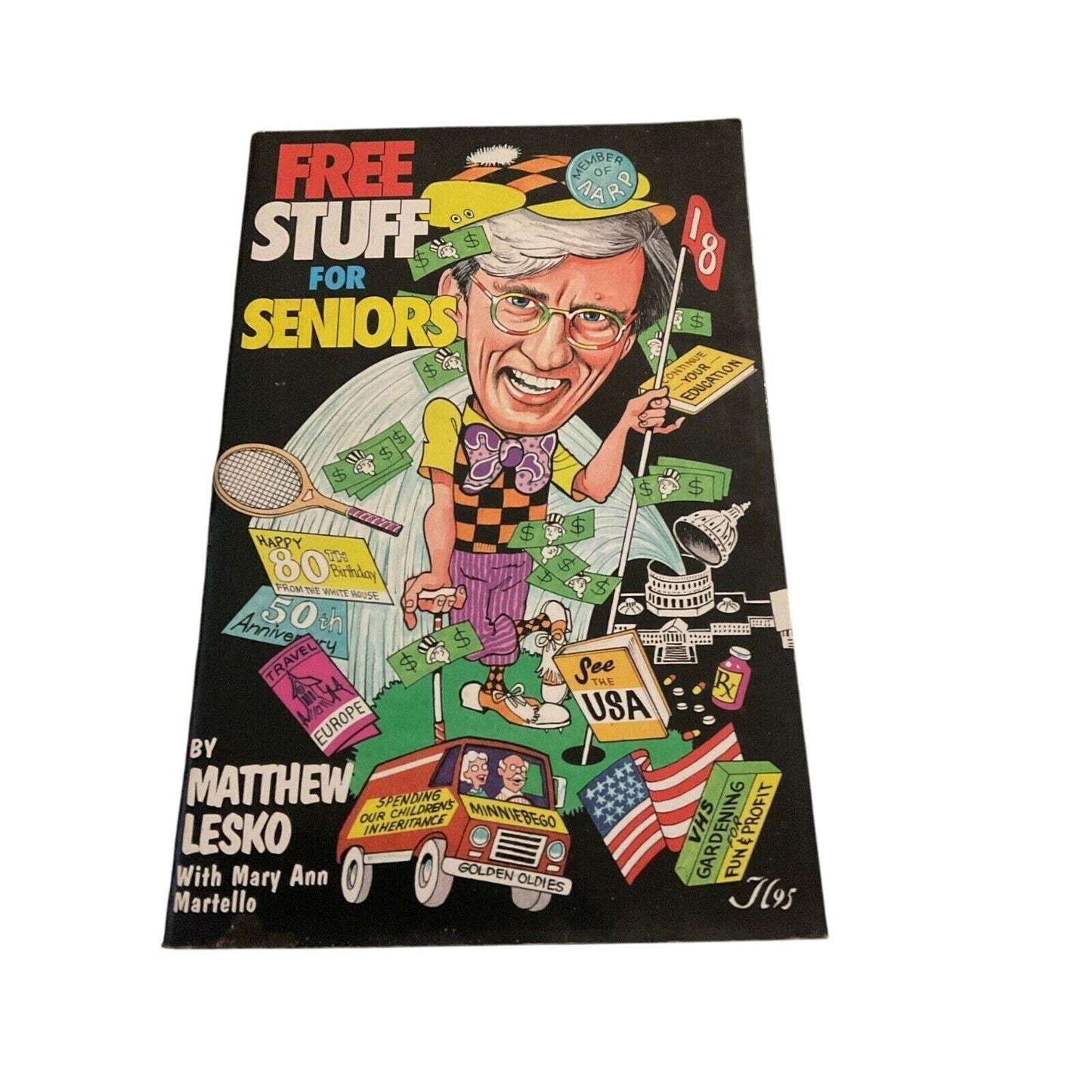 Free Stuff for Seniors by Matthew Lesko 1997 1st Ed Money Help Guide Grandparent