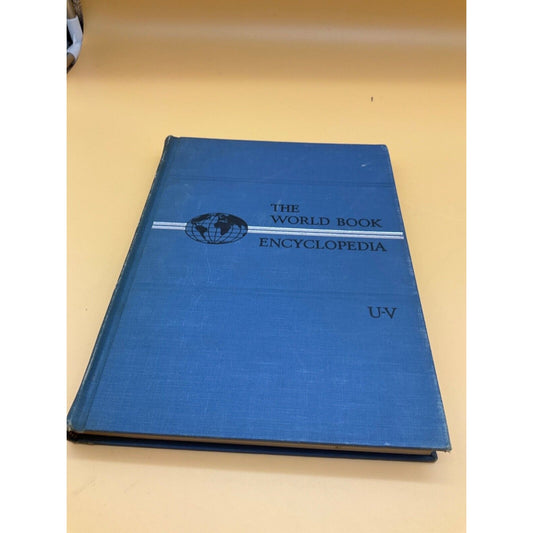 1961 World Book Encyclopedia Vol 18 "U-V", Vintage Hardcover, Field Enterprises