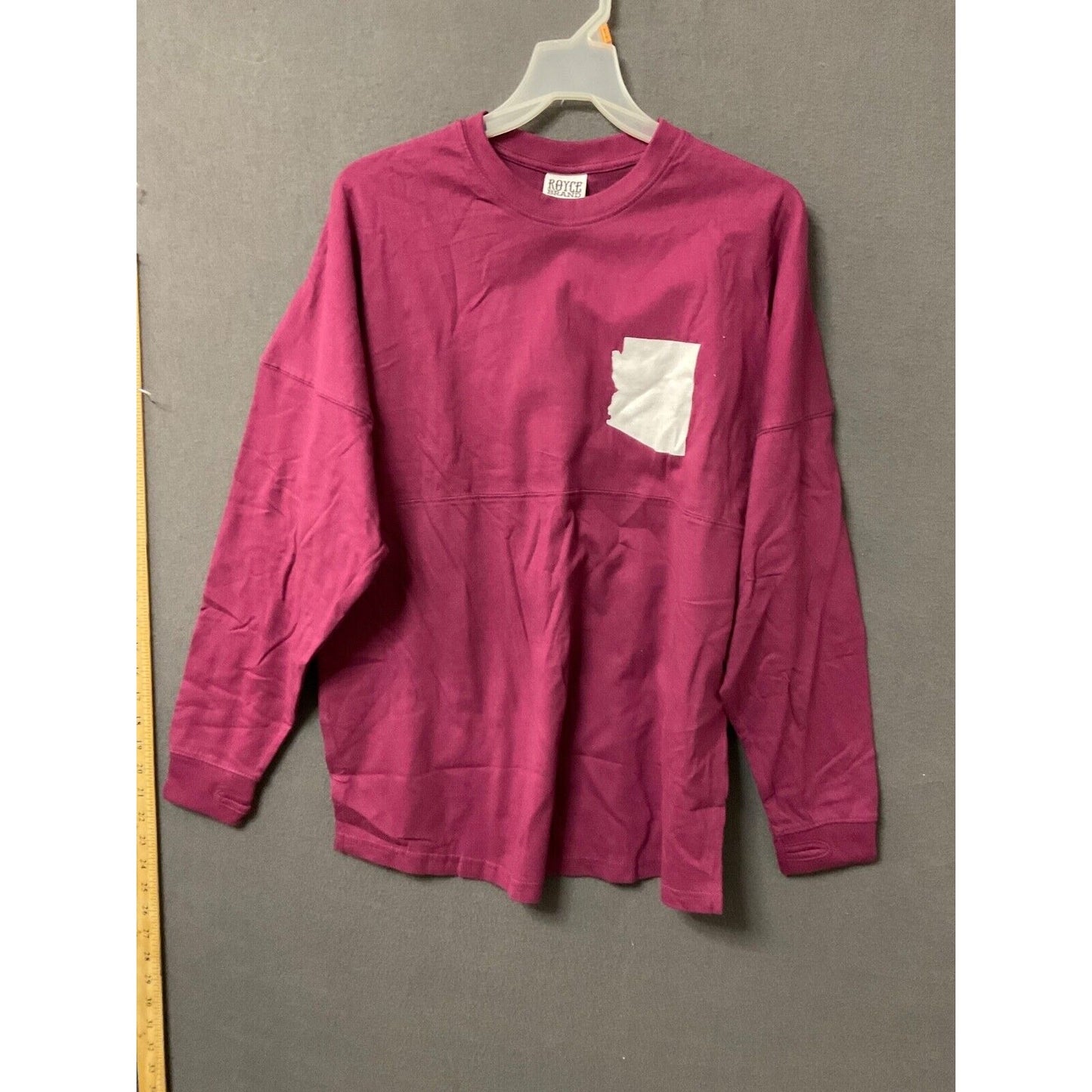 Royce Brand Crew Neck Top Tee Long Sleeves S Arizona EST 1912 Thumb Hole NWT