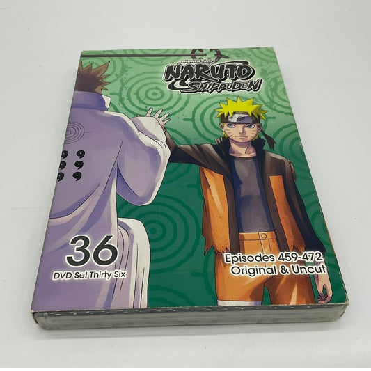Viz Media Naruto Shippuden DVD Set 36 Episodes 459-472 Green Uncut Anime Box Set