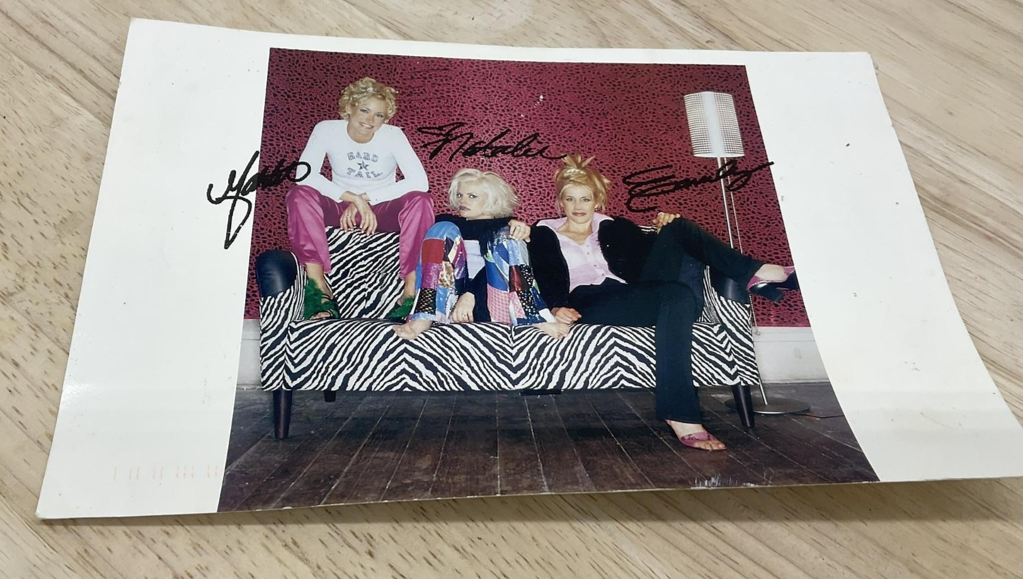 Vintage 1999 Dixie Chicks Facsimile Signed Photo Postcard Country Music Promo