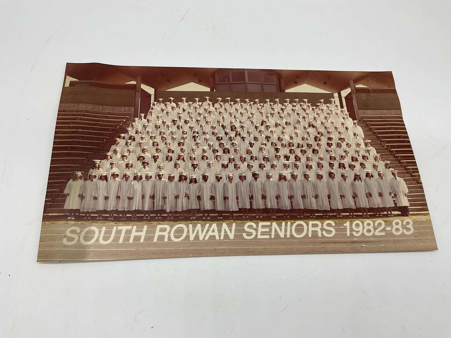 Vintage South Rowan Seniors 1982-83 Graduation Class Photo Panoramic Print