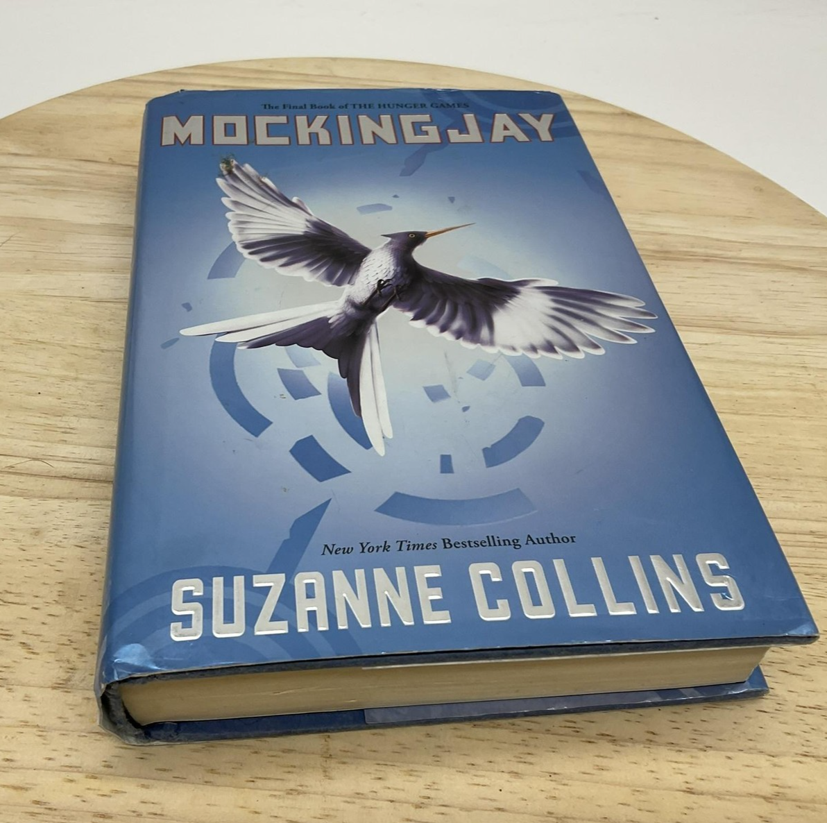 Suzanne Collins Mockingjay Hardcover First Edition 2010 Trade Scholastic Blue