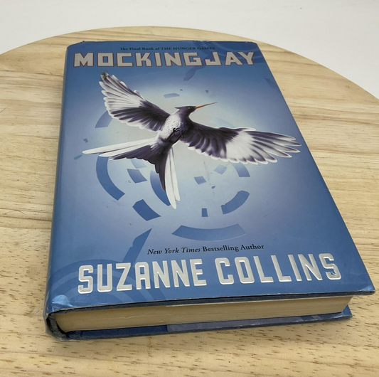 Suzanne Collins Mockingjay Hardcover First Edition 2010 Trade Scholastic Blue