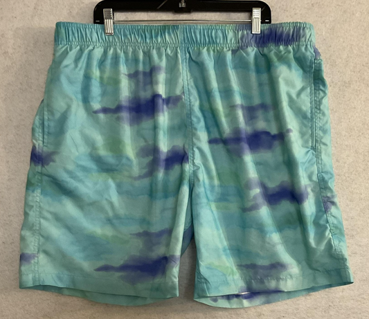 Laguna Swim Shorts Mens 2XL Multicolor Tie Dye Elastic Waist Lined Pockets Beach