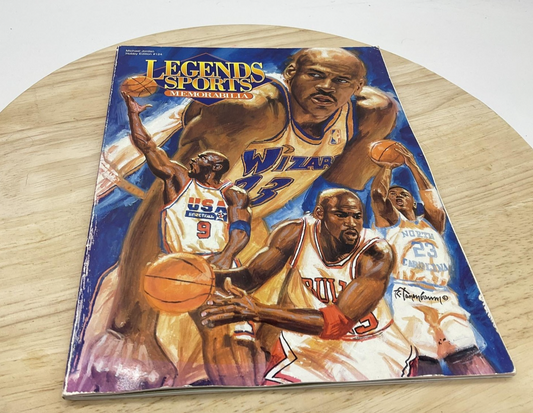 Vintage Legends Sports Memorabilia Michael Jordan Magazine Hobby Edition 124 NBA