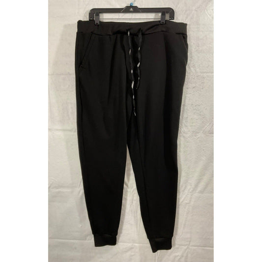 Jogger Pants Mens 5X Black Drawstring Athletic Casual Sweatpants