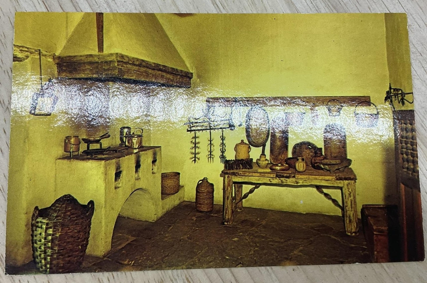 Vintage Cocina Spanish Governor's Palace San Antonio Postcard 5.5x3.5 In