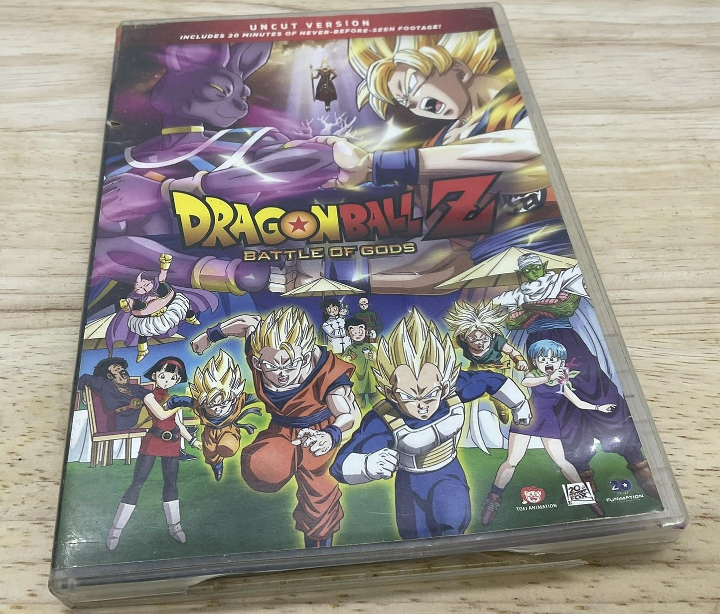 Dragon Ball Z Battle Of Gods DVD 2013 Funimation Anime Movie PG NTSC Japan