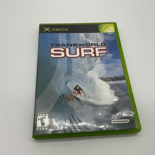 Transworld Surf Microsoft XBOX Game T Atari 2001 NTSC Surfing Sports Extreme